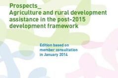 Prospects__ Agriculture and rural development assistance in the post-2015 development framework