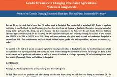 Gender Dynamics in Changing Rice-Based Agricultural Systems in Bangladesh