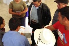 Training of local farmers in Guatemala