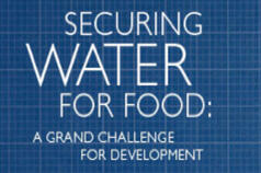 Securing Water for Food Launches 3rd Call for Innovations 